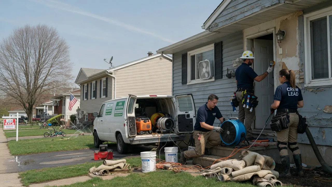 Flood Cleanup in Iowa Park, TX near me